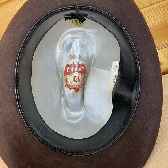 Biltmore Hat Douglas Brown “The Master” Pre-Owned Great Shape Size 6 7/8. - Picture 5 of 8